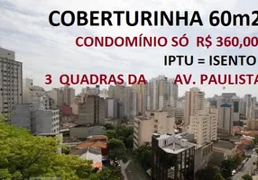 Foto 1 de Cobertura com 1 Quarto para venda ou aluguel, 51m² em Jardim Paulista, São Paulo