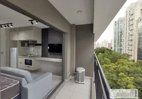 Foto 1 de Apartamento com 1 Quarto para alugar, 25m² em Moema, São Paulo