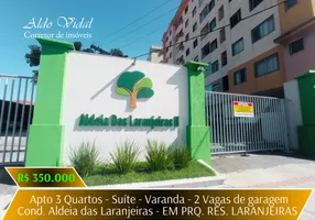 Foto 1 de Apartamento com 3 Quartos à venda, 76m² em Parque Res Laranjeiras, Serra