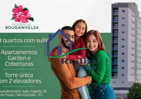 Foto 1 de Apartamento com 3 Quartos à venda, 62m² em Maria Paula, São Gonçalo