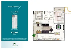 Foto 1 de Apartamento com 2 Quartos à venda, 76m² em Mirim, Praia Grande