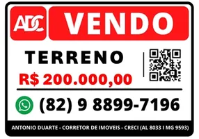 Foto 1 de Lote/Terreno à venda, 300m² em Centro, Japaratinga