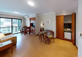 Foto 1 de Flat com 1 Quarto à venda, 34m² em Campo Belo, São Paulo