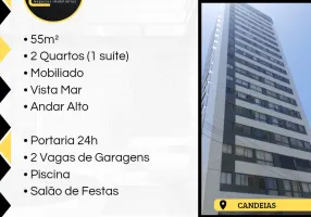 Foto 1 de Apartamento com 2 Quartos para alugar, 55m² em Candeias, Jaboatão dos Guararapes