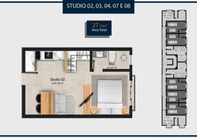 Foto 1 de Flat com 1 Quarto à venda, 30m² em Ribeirão da Ilha, Florianópolis