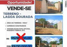 Foto 1 de Lote/Terreno à venda, 700m² em Lagoa Dourada, Cruzeiro