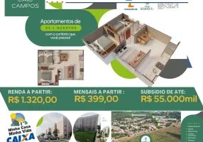 Foto 1 de Apartamento com 2 Quartos à venda, 40m² em Cohatrac I, São Luís