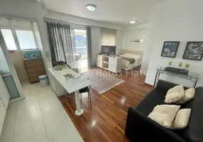 Foto 1 de Flat com 1 Quarto para alugar, 47m² em Brooklin, São Paulo