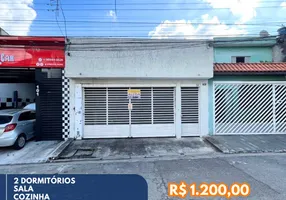 Foto 1 de Casa com 2 Quartos para alugar, 80m² em Vila Flórida, Guarulhos