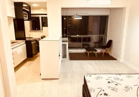 Foto 1 de Apartamento com 1 Quarto para alugar, 35m² em Cidade Monções, São Paulo