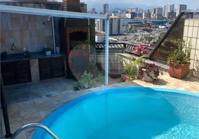 Foto 1 de Cobertura com 4 Quartos para alugar, 185m² em José Menino, Santos