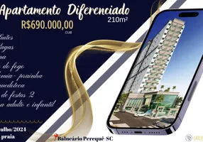 Foto 1 de Apartamento com 2 Quartos à venda, 210m² em Praia do Pereque, Porto Belo