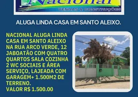 Foto 1 de Apartamento com 4 Quartos para alugar, 1500m² em Santo Aleixo, Jaboatão dos Guararapes