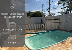 Foto 1 de Casa com 3 Quartos à venda, 107m² em Jardim Recreio dos Bandeirantes, Sertãozinho