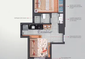 Foto 1 de Apartamento com 1 Quarto à venda, 35m² em Jardim Paulista, São Paulo