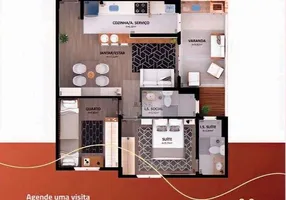 Foto 1 de Apartamento com 2 Quartos à venda, 53m² em Santa Cândida, Curitiba