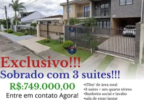 Foto 1 de Sobrado com 4 Quartos à venda, 173m² em Jardim das Américas, Curitiba