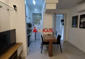 Foto 1 de Flat com 1 Quarto para alugar, 42m² em Moema, São Paulo