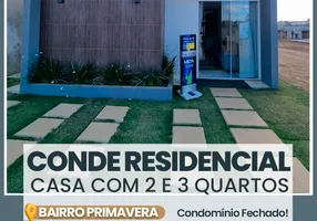 Foto 1 de Casa de Condomínio com 2 Quartos à venda, 60m² em Primavera, Vitória da Conquista