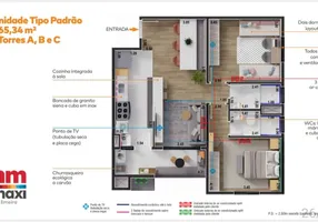 Foto 1 de Apartamento com 2 Quartos à venda, 65m² em Gleba Beatriz, Limeira