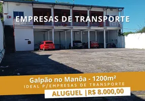 Foto 1 de Galpão/Depósito/Armazém para alugar, 1200m² em Colônia Santo Antônio, Manaus