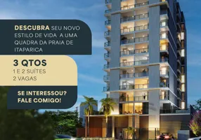 Foto 1 de Apartamento com 3 Quartos à venda, 105m² em Praia de Itaparica, Vila Velha
