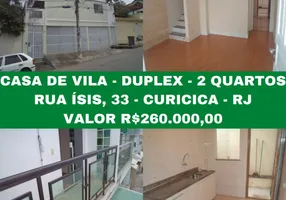 Foto 1 de Casa de Condomínio com 2 Quartos à venda, 96m² em Curicica, Rio de Janeiro