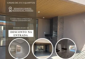 Foto 1 de Casa com 2 Quartos à venda, 90m² em Residencial Paraiso, Senador Canedo