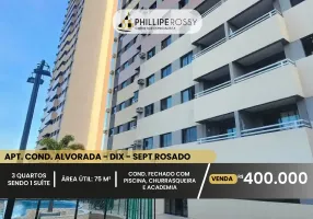 Foto 1 de Apartamento com 3 Quartos à venda, 75m² em Dix-sept Rosado, Natal