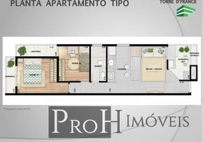 Foto 1 de Apartamento com 2 Quartos à venda, 53m² em Parque Jacatuba, Santo André