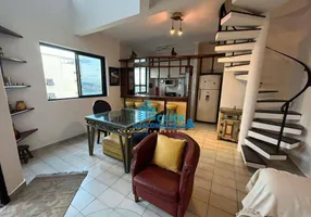 Foto 1 de Flat com 1 Quarto à venda, 118m² em Ponta da Praia, Santos