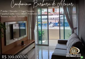 Foto 1 de Apartamento com 1 Quarto à venda, 80m² em Aldeota, Fortaleza