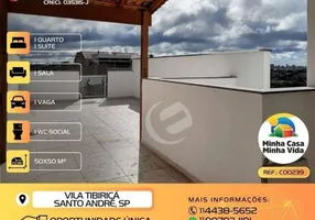 Foto 1 de Cobertura com 2 Quartos à venda, 50m² em Vila Tibirica, Santo André