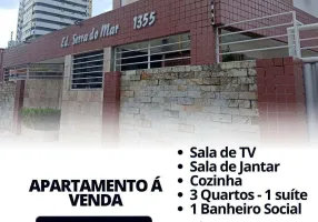 Foto 1 de Apartamento com 3 Quartos à venda, 76m² em Manaíra, João Pessoa