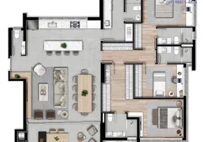 Foto 1 de Apartamento com 3 Quartos à venda, 170m² em Bigorrilho, Curitiba