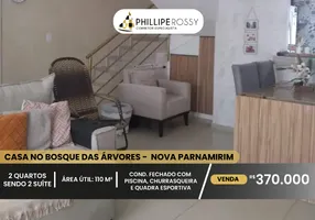 Foto 1 de Casa com 2 Quartos à venda, 110m² em Parque Do Jiqui, Parnamirim