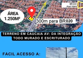 Foto 1 de Lote/Terreno à venda, 1250m² em Conjunto Metropolitano, Caucaia