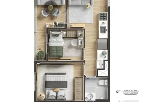 Foto 1 de Apartamento com 2 Quartos à venda, 39m² em Vila Olímpia, São Paulo