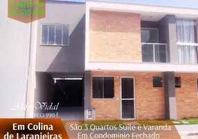 Foto 1 de Casa de Condomínio com 3 Quartos à venda, 105m² em Colina das Laranjeiras, Serra