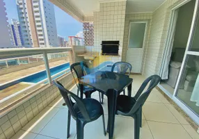 Foto 1 de Apartamento com 3 Quartos para alugar, 90m² em Aviação, Praia Grande