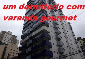 Foto 1 de Apartamento com 1 Quarto à venda, 58m² em Canto do Forte, Praia Grande