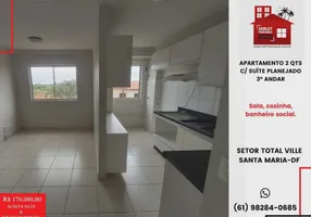 Foto 1 de Apartamento com 2 Quartos à venda, 52m² em Santa Maria, Brasília