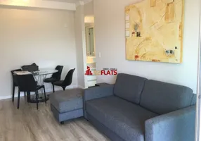 Foto 1 de Flat com 1 Quarto para alugar, 50m² em Campo Belo, São Paulo