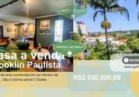 Foto 1 de Casa com 4 Quartos à venda, 280m² em Brooklin, São Paulo