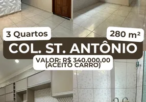 Foto 1 de Casa de Condomínio com 3 Quartos à venda, 280m² em Colônia Santo Antônio, Manaus