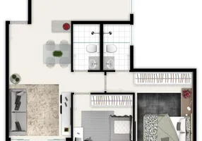 Foto 1 de Apartamento com 2 Quartos à venda, 69m² em Jardim Belvedere, Goiânia