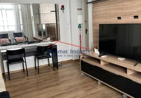 Foto 1 de Apartamento com 2 Quartos à venda, 63m² em José Menino, Santos