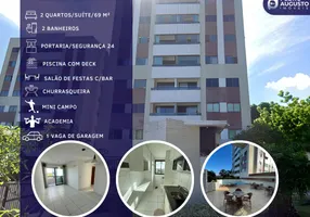 Foto 1 de Apartamento com 2 Quartos para alugar, 69m² em Apipucos, Recife