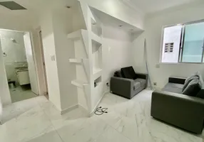 Foto 1 de Apartamento com 2 Quartos para alugar, 55m² em José Menino, Santos