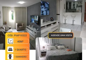 Foto 1 de Apartamento com 1 Quarto à venda, 40m² em Itaigara, Salvador